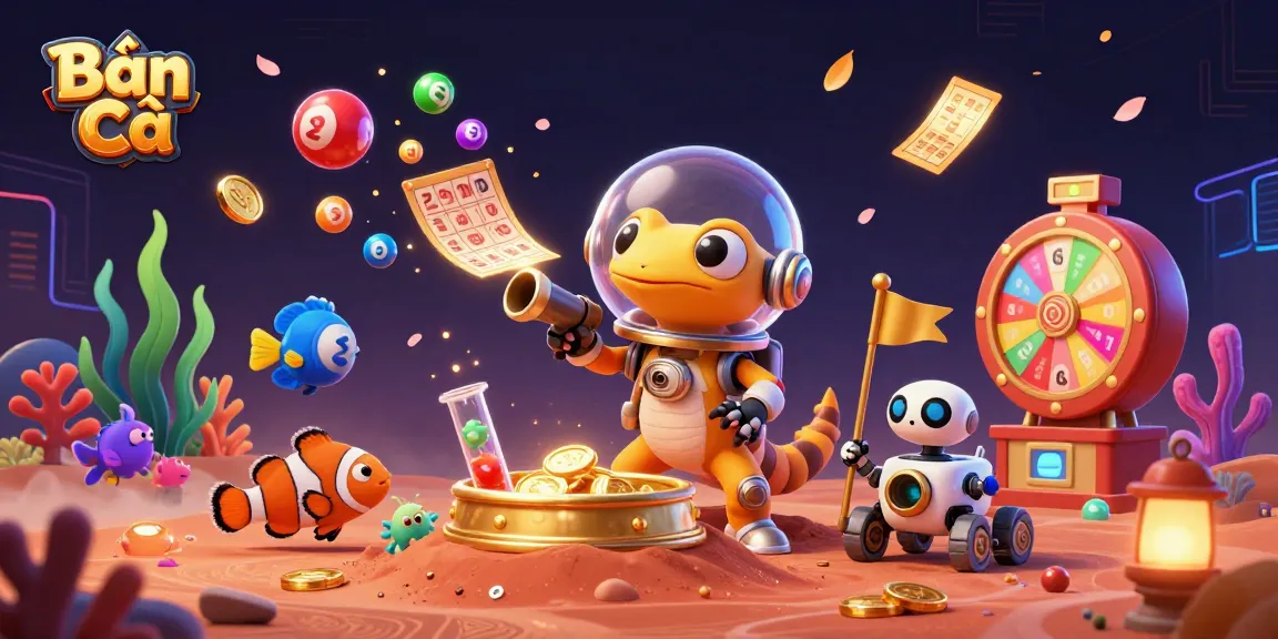 Bắn Cá: Engage in epic underwater adventures with colorful characters and dynamic gameplay in this vibrant casino scene.